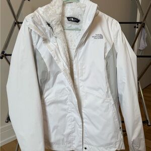 The North Face Women's Snow White Ski Jacket, Mossbud Swirl Hyvent